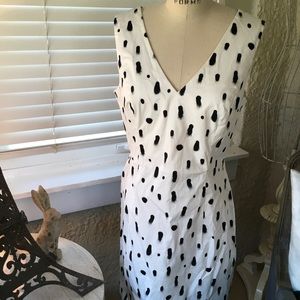 French Connection splatter paint dress size 10